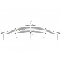 рессора Камаз 55111-2912012-02 ПП зад Н(9л), 690000420
