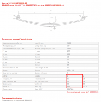 1 лист ресс Renault 903502RN-2902101-10 перед ЧМЗ, 690003554