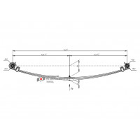 рессора для авто Уаз 601502UZ-2912012-10 зад (316300-2912010-11) ЧМЗ, 690007296