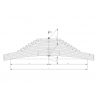 рессора Shaanxi 902512SН-2912012 зад (DZ9114520240), 690005345