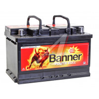 Аккумулятор BANNER Power Bull 72А/ч обратная полярность, низкий, 6СТ72(0) P72 09