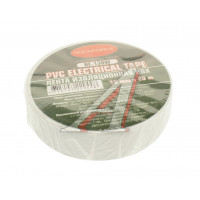 Изолента ПВХ белая 19ммx20м ROCKFORCE, RF-130W