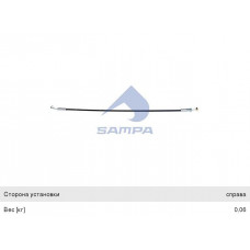 Трос MAN открывания ящика инструментального SAMPA, 021.402