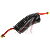 Шланг пневматический витой М22 L=4.5м (красный) WABCO, 4527110580
