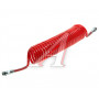 Шланг пневматический витой М22 L=7.5м (красный) Polyurethane STARTEC, INF.10.162