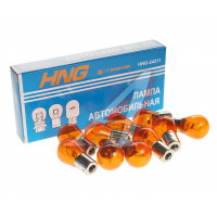 Лампа 24V PY21W BA15s желтая Amber HNG, 24211
