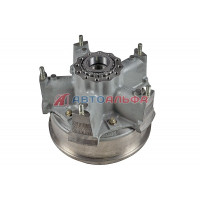 Ступица задняя КАМАЗ с тормозным барабаном в сборе, 5511-3104007