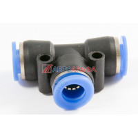 Фитинг тройник 8-S ПВХ DA-NP054 - Альтернатива, PUT8К