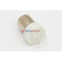 Автолампа светодиодная КамАЗ; МАЗ; УРАЛ; ЗИЛ; ГАЗ T15 (R10W), 24 В, BA15S, 3LED WHITE - Маяк, 24T15-W3LED