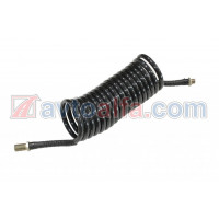Шланг воздушный спиральный полуприцепа 5,5 м черный М16/18 (РА11) КАМАЗ - ТехноКам, 657-3506342
