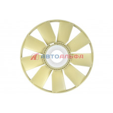 Крыльчатка вентилятора (704) КАМАЗ Евро (дв.740.62) с обечайкой и плоским диском - Технотрон, 21-162