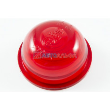 Рассеиватель фонаря габаритного красный (полукруглый) ГФ3.002 КАМАЗ, МАЗ - Евросвет, ГФ3-002 (Красный)