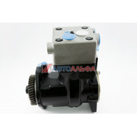 Компрессор 1-но цилиндровый КАМАЗ дв. Cummins 6CT, ISLe, L 3972531, 9111555140 (аналог WABCO) - CAMIDA, 113.116