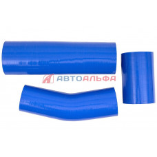 Патрубок радиатора (комплект из 3 шт) (синий силикон) 5320-1303010/026/027 - BOVIA, 143.661