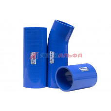 Патрубок радиатора КАМАЗ (комплект из 3 шт) (синий силикон) 5320-1303010/026/027 - STENERS, 143.661